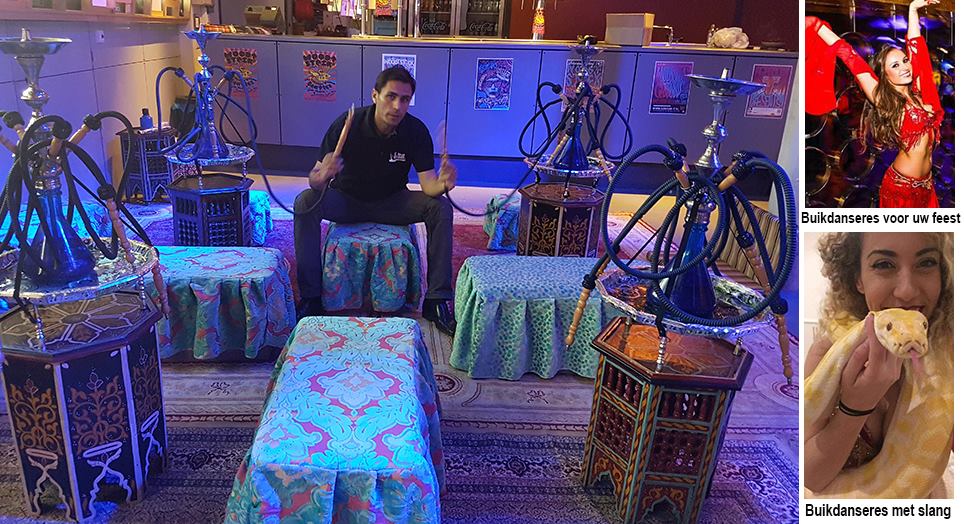 Arabisch entertainment tapijtverkoper